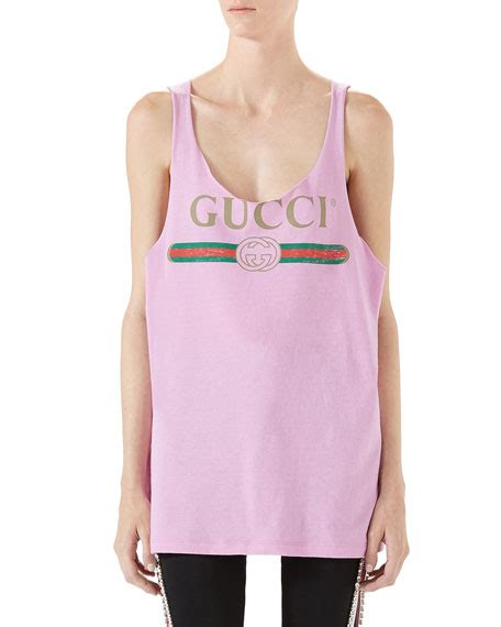 top di gucci|gucci cropped tank top.